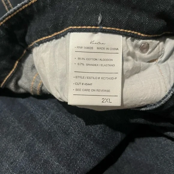 KanCan Dark Blue Flare Jeans - Picture 4 of 10